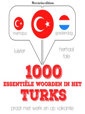 cover image of 1000 essentiële woorden in het Turks